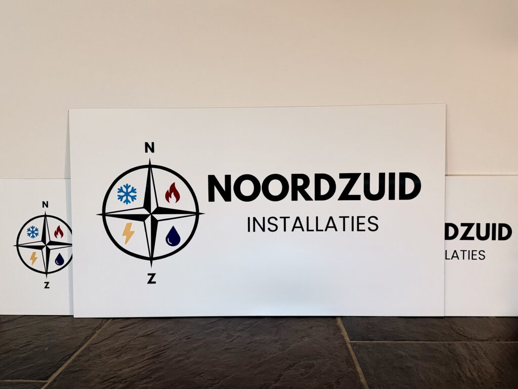 NoordZud Installaties bord